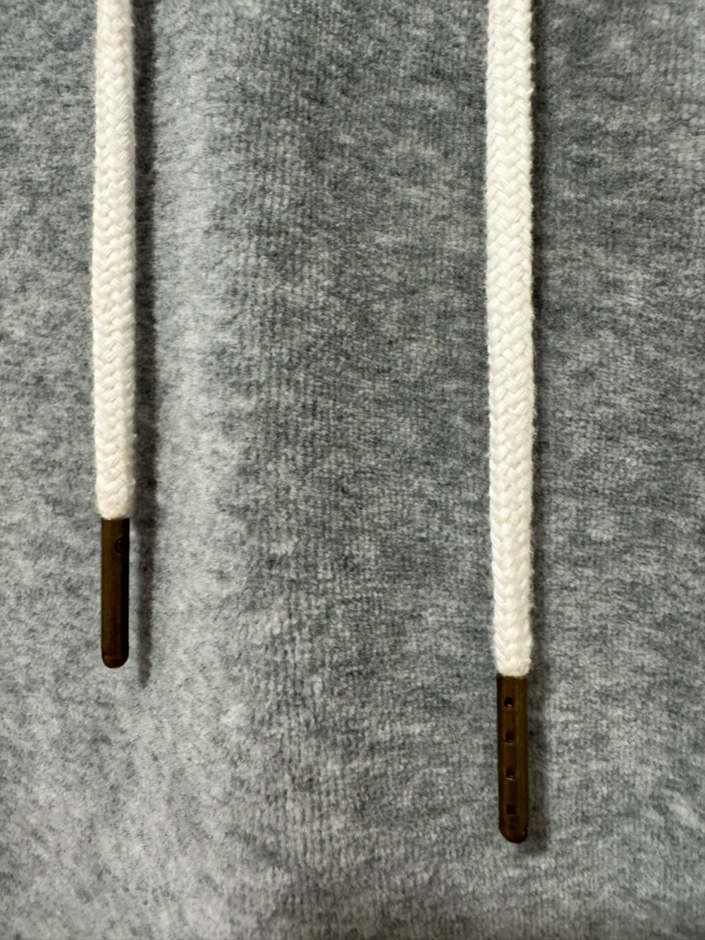 J. CREW Velour Hoodie with Drawstrings - Picture 3 of 5